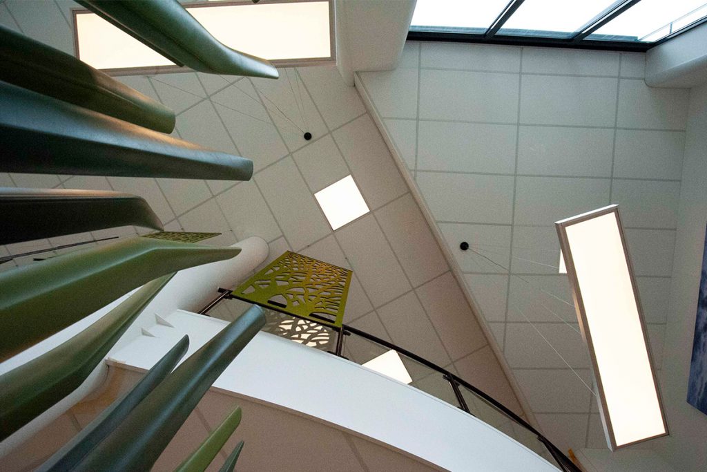128 hang LEDpanelen ontvangstruimte SmiLED Lighting